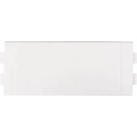 Obo bettermann Channel cap tee/quadruple WDK 110x60 HK60110RW white 6192637