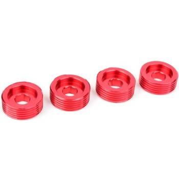 Team corally - Pivot Ball Adjusting Nut - Aluminum - 4 pcs C-00180-117 (C-00180-117)