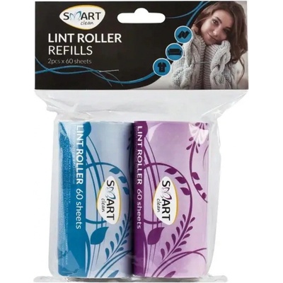 Smart Clean Lint Roller Clothing Adhesive Roller náhradný 2 x 60 listov