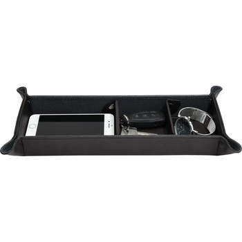 Stackers Поставка за дрънкулки Stackers правоъгълна с прегради черна (75409)