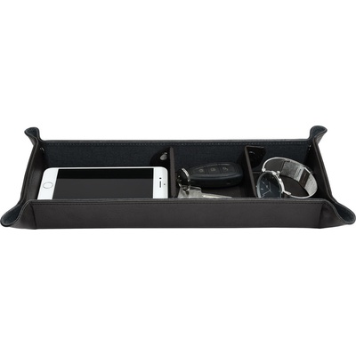 Stackers Поставка за дрънкулки Stackers правоъгълна с прегради черна (75409)