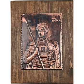 МЕДНА ИКОНА СВЕТИ НЕСТОР