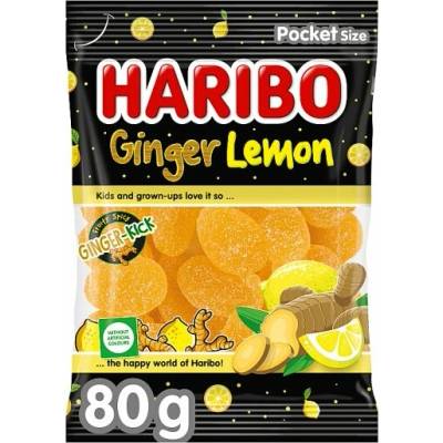 Haribo Želé s príchuťou citróna a zázvoru 80 g