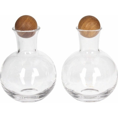 SAGAFORM Soľnička a korenička Oval Oak, oblé 5016554