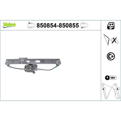Zvedací zařízení oken VALEO 850854