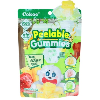 Cokos Желирани бонбони с пълнеж Cokoc и вкус на плодов микс 60 г