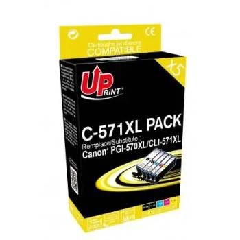 Compatible Мастилници uprint комплект canon pgi-570 + cli-571bk/c/m/y xl (lf-ink-can-570-571-pack)