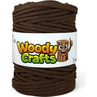 Woody Crafts Woody 5 mm – Tmavě hnědá (100m)