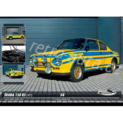Pohlednice č. 58 - ŠKODA 130 RS (1977)