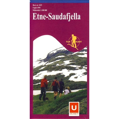 mapa Etne-Saldafjella 1:100 t.