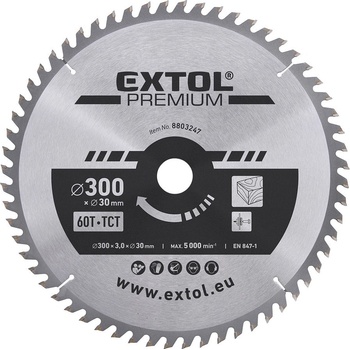 EXTOL PREMIUM 8803247 Pílový kotúč 300x2,2x30mm 60zubov