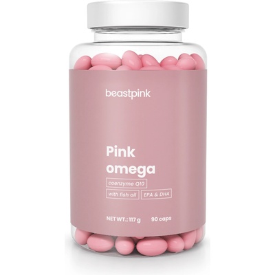 GymBeam BeastPink Pink Omega 90 капс