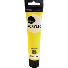 Daler Rowney Simply akrylová farba lemon yellow 75 ml 1 ks