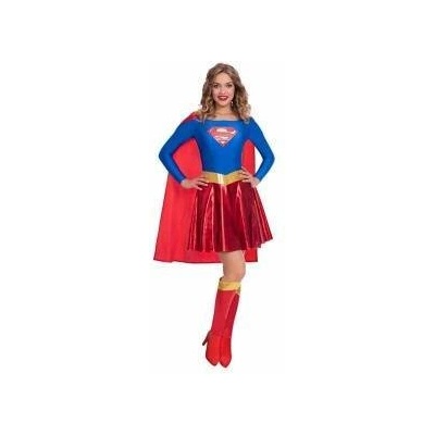 BigBuy Carnival Маскировъчен костюм за възрастни Warner Bros Supergirl Супергероиня 3 Части Размер XL