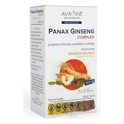 AVROPA PANAX GINSENG Complex bylinné kapky 50 ml