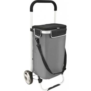 bremermann BRINKUM nákupní vozík, nákupní vozík s odnímatelnou taškou, šedý