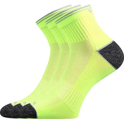 Voxx ponožky Ray 3 pár neon žlutá
