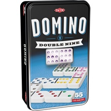 TacTic hra domino Double 9 Bílá 56 kamenů