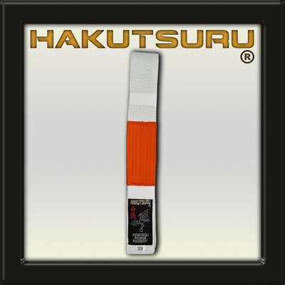HakutsuruEquipment Opasok Biely s Oranžovými koncami