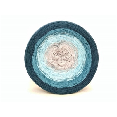 YarnMellow Příze Yarn Mellow Butterfly Modrá laguna 1500 m