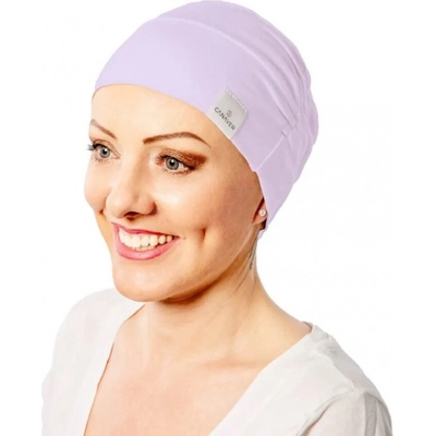 Dámska onko čiapka po chemoterapii Canaver 1-vrstvová fialová