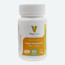 Vegetology Vitashine vitamin D3 v tabletách 1000iu 60 tablet