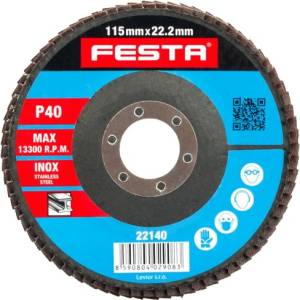 FESTA Шлифовъчен диск с ламели 115 p40 22140.01 (22140.01)