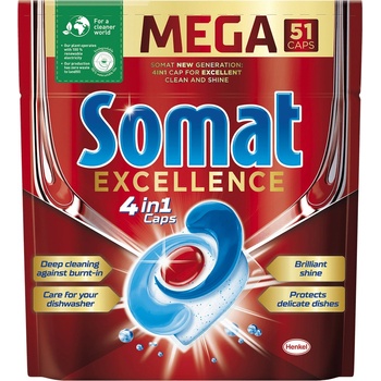 Somat Excellence kapsuly do umývačky riadu 51 ks