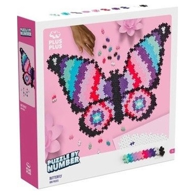 Plus Plus PLUS-PLUS BY NUMBER MOTYL 800 dielov