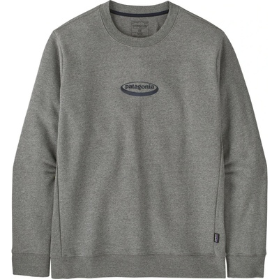 Patagonia Мъжки пуловер Patagonia 95 Oval Logo Uprisal Crew Sweatshirt Jumper - Gravel Heather (017-4322-0312)