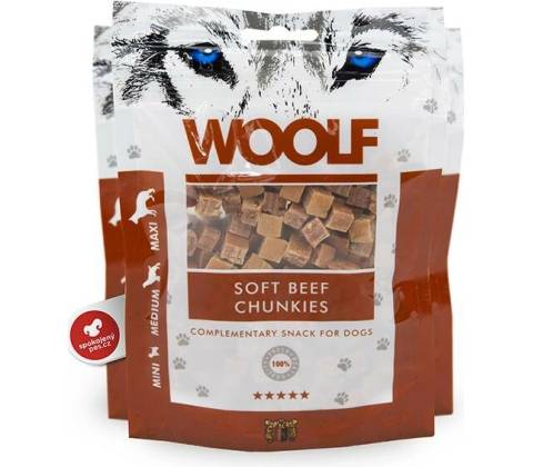 Woolf Beef Chunkies 100 g