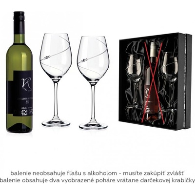 Diamante vínový set sklenic Silhouette City 2 x 360 ml