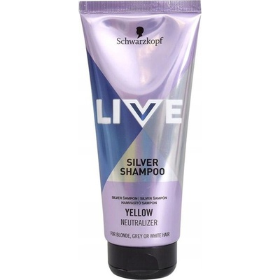 Schwarzkopf Live Silver Shampoo šampon na vlasy neutralizující žlutý 200 ml