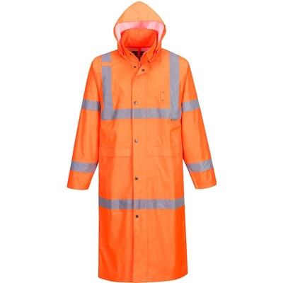 Portwest H445 Hi Vis Nepremokavý plášť oranžová