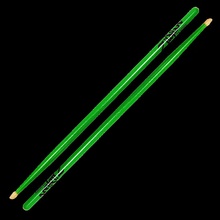 Zildjian 5A Acorn Wood Neon Green