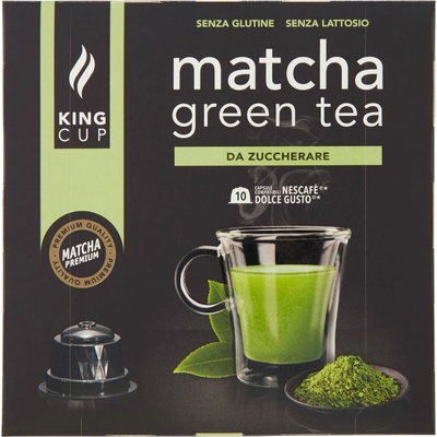 King cup matcha nespresso zelený čaj kapsule 10 ks