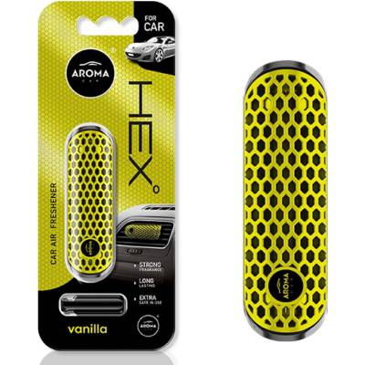 Aroma Car FANCY SHAPES POLYMER HEX Vanilla