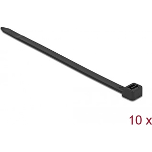 Delock Свързвач за кабели 500 x 8, 8 мм (В x Ш), 10 броя, черен