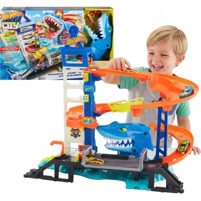 Mattel Hot Wheels City Městský Přístav - Útok Žraloka