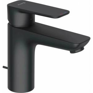 Kludi Pure&Style черен едноръкохватков смесител за умивалник с изскачащ вентил (402903975)