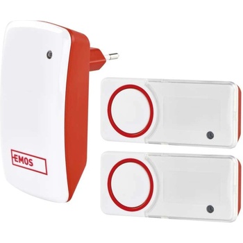 EMOS Bezbateriový domovní bezdrátový zvonek P5750.2T
