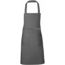 Link Kitchen Wear Hobby zástěra s přední kapsou šedá tmavá Pantone 431 80x73cm X994