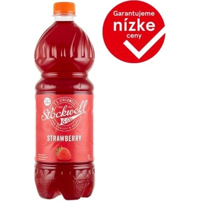 Stockwell & Co. Jahodový nápojový koncentrát 1 l