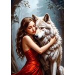 Enjoy - Puzzle Lady and the Wolf - 1 000 piese