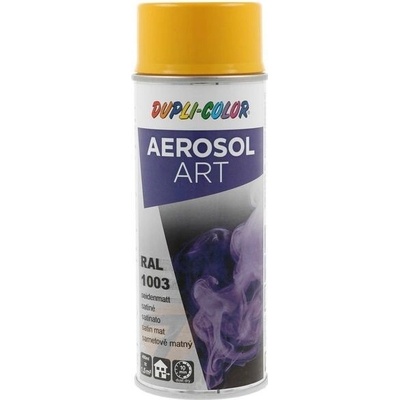 Dupli Color ART RAL 1003 Signálna žltá polomatná farba v spreji 400 ml
