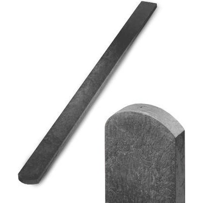 TRANSFORM Plastová plotovka 78x21, 1,5 m, s půlkulatou hlavou, S