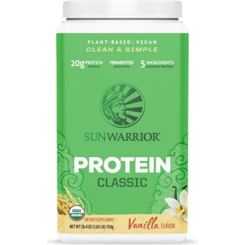 Sunwarrior Classic Protein Powder | Organic Fermented Brown Rice [750 грама] Шоколад
