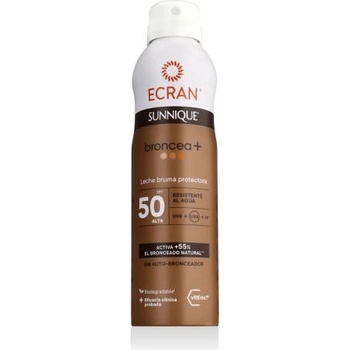 Ecran Sunnique Broncea+ Protective Mist Milk SPF50 автобронзант за тяло 250 ml