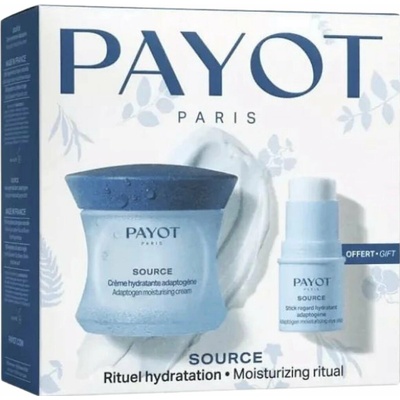 PAYOT Source Moisturizing Ritual dárková sada: pleťový krém Adaptogen Moisturising Cream 50 ml + oční krém v tyčince Adaptogen Moisturising Eye Stick 4,5 g