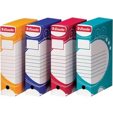 Esselte archívny box bielo červený 80 mm